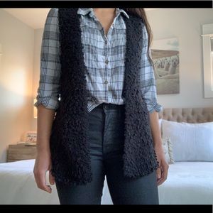Black Teddy Vest